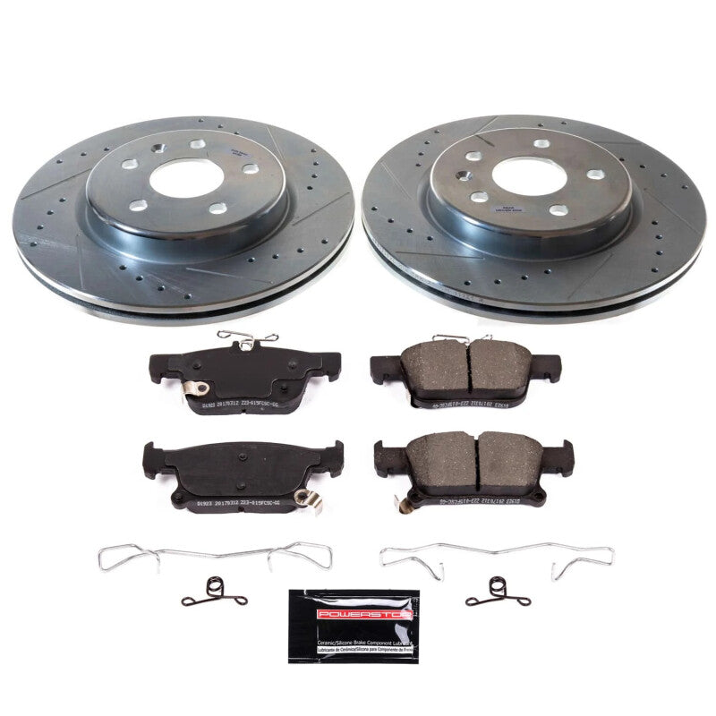 Power Stop K9104 19-20 Buick Envision Rear Z23 Evolution Brake Kit