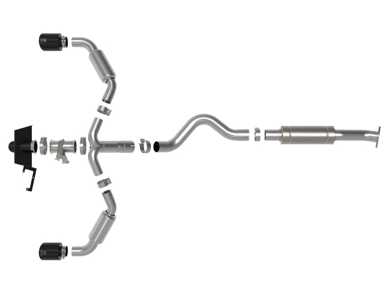 AFE 49-36067-B fits Toyota GR Corolla L3 1.6L (t) Gemini XV 3in to 2-1/2in Cat