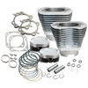 S&S 910-0215 Cycle 99-06 BT 4-1/8in Bore Cylinder & Piston Kit - Silver