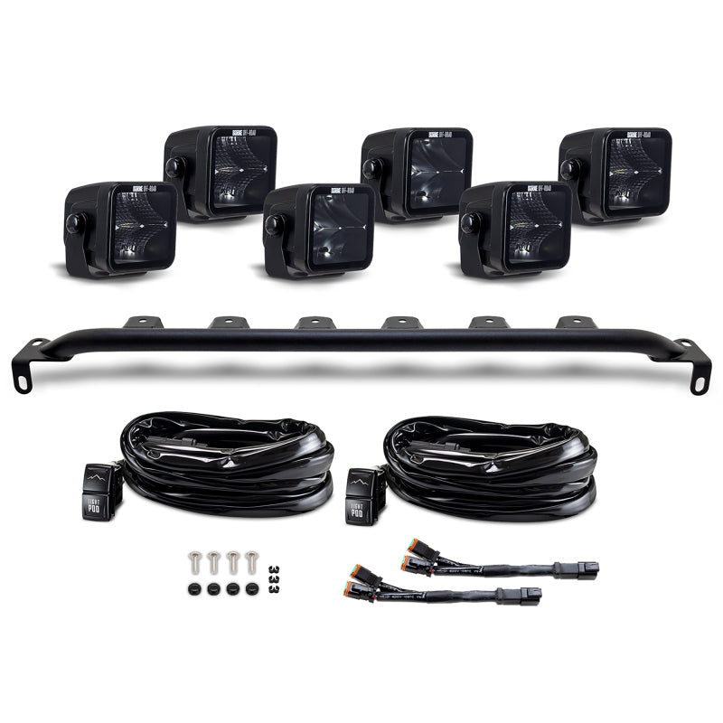 Borne Off-Road BNLT-BR-21M-B6 2021+ fits Ford Bronco Direct Fit Light Pods - Mod Bumper - 6x Pods - Bumper