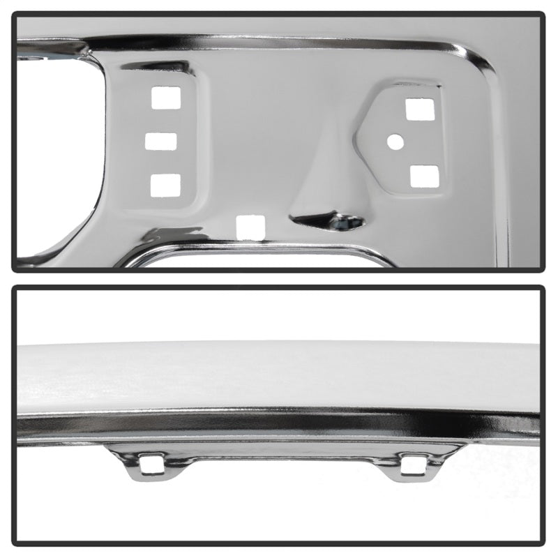 Spyder 9948473 fits Ford 09-14 F150 w/o Fog Light Hole Front Bumper - Chrome (O