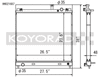 Koyo 04-13 Nissan Titan/Armade/QX56 5.6L V8 (Req. Trans Cooler) Radiator