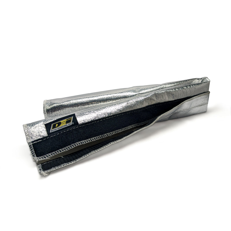 DEI 10487 Heat Shroud 2-1/2in x 3ft - Aluminized Sleeving-Hook and Loop Edge