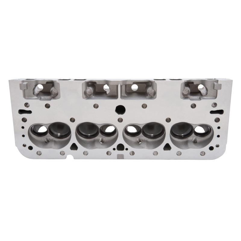 Edelbrock 60947 Cylinder Head fits SBC NHRA Legal 64cc Angled Plug Bare Single