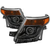 xTune 9042416 11-15 fits Ford Explorer OEM Style Halogen Headlights - Black (HD