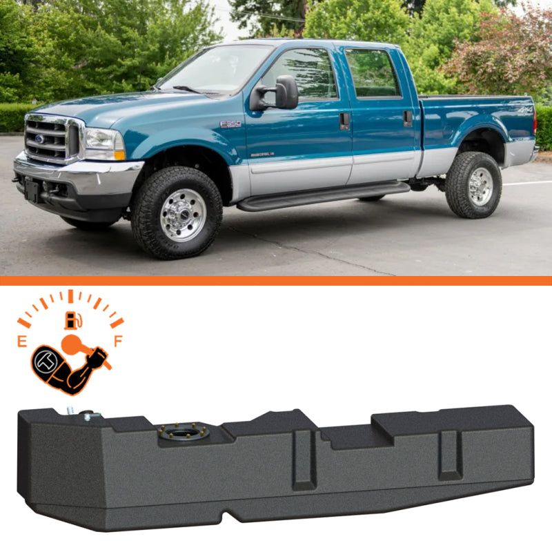 fits Titan Fuel Tanks 7020299 99-07 Ford F-250/F-350 PowerStroke Crew Cab Short Bed 51 Gallon XXL Mid-Ship Tank