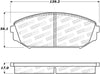 Stoptech 305.0793 Street Select Brake Pads