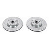 PowerStop fits Lexus 09-10 GS350 Front Evolution Drilled & Slotted Rotors - Pair