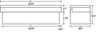 Tradesman 86451 Steel Cross Bed Truck Tool Box (70in./Side Opening) - Black