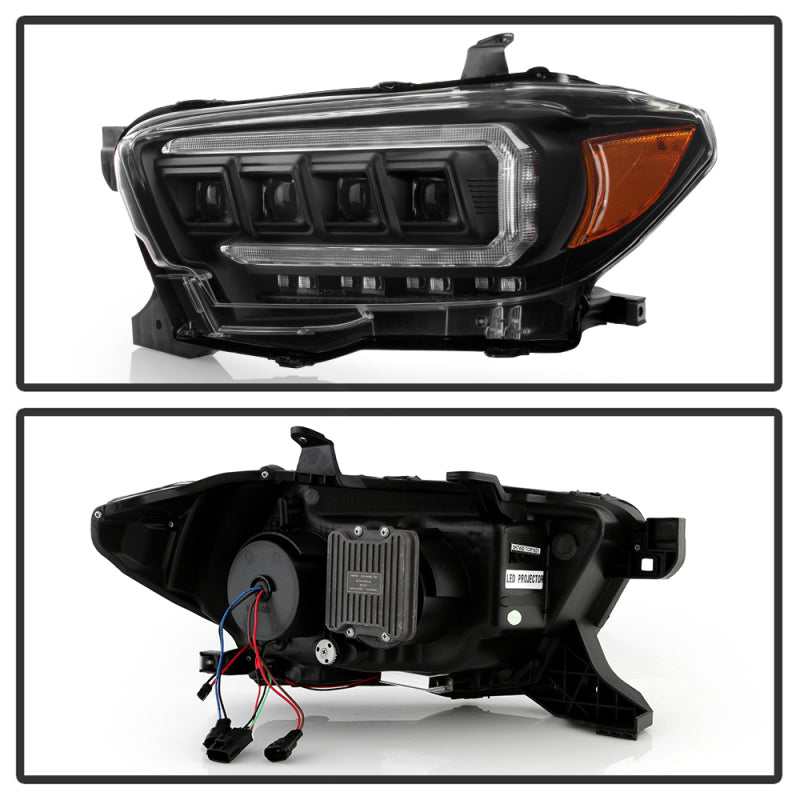 Spyder 5088376 fits Toyota 16-20 Tacoma Halogen Model Only High-Power LED Headl
