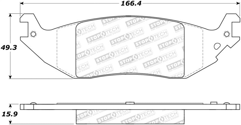 Stoptech 308.1046 Street Brake Pads
