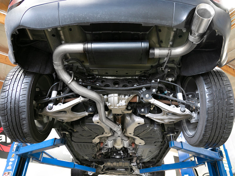 AFE 49-38078-P Bore HD 3in 304 SS Cat-Back Exhaust w/ Polished Tips 14-19 fits