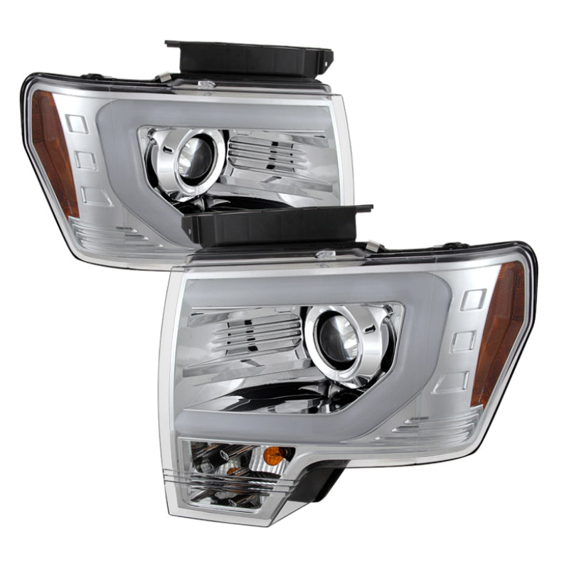 Spyder 5077639 fits Ford 13-14 F150 Projector Fctry Xenon Model- Light Bar DRL