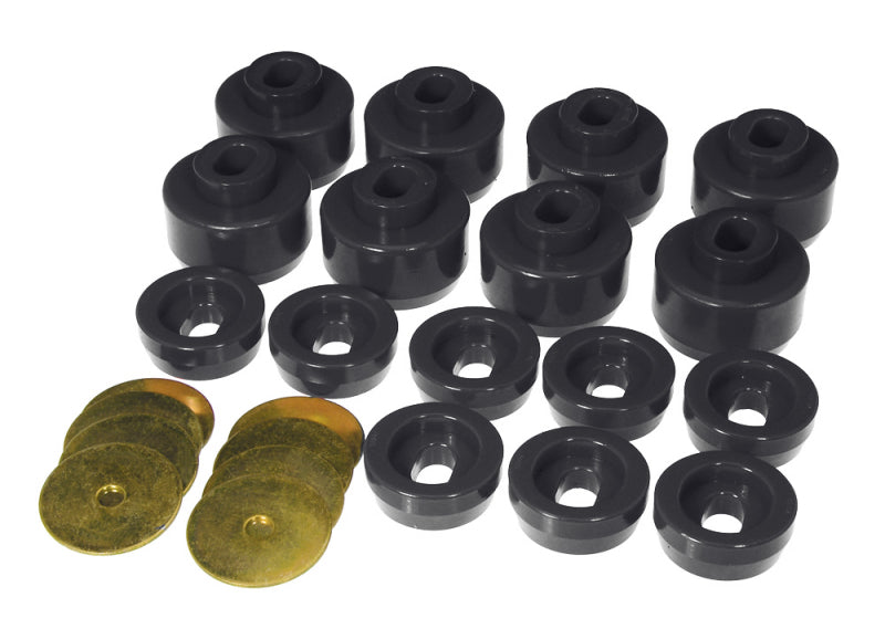Prothane 7-141-BL fits Chevy 99-06 Silverado 2/4wd Body Mounts - Black