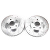 PowerStop fits Toyota 05-15 Tacoma Front Evolution Drilled & Slotted Rotors -