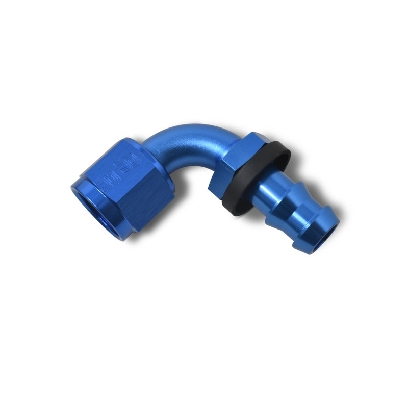 Russell 624150 Performance -4 AN Twist-Lok 90 Degree Hose End (Blue)