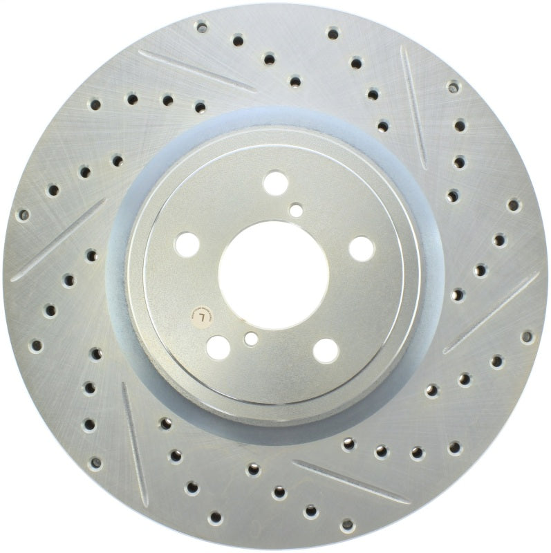 Stoptech 227.47024L 05-14 Subaru Legacy Select Sport Drilled & Slotted Rotor - Left