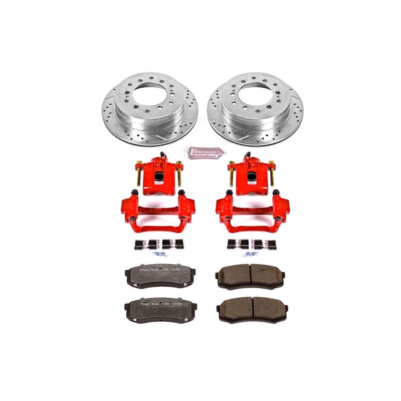 PowerStop KC2405 36 fits Lexus GX470 Rear Z36 Truck & Tow Brake Kit w/Calipers