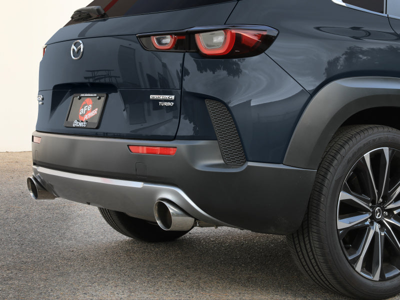 AFE 49-37036-P fits Mazda CX-50 Takeda 2.5in 304 SS Axle-Back Exhaust System w/