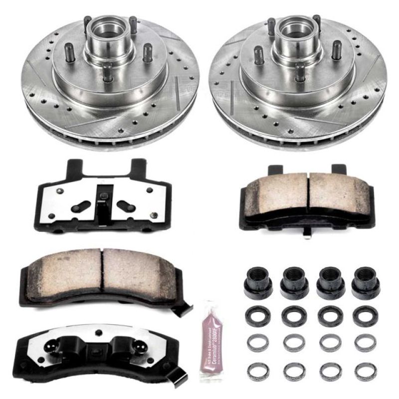 PowerStop K1991-36 98-00 fits Chevrolet Tahoe Front Z36 Truck & Tow Brake Kit
