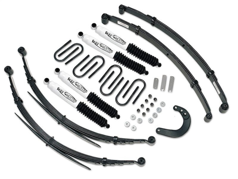 Tuff Country 14711K 73-87 fits Suburban 1/2 Ton 4X4 4in Lift Kit EZ-Ride (w/52in Rear Springs No Shocks)