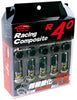 Project Kics KRC01K 12x1.50 R40 Lug Nuts - Black (20 Pcs)