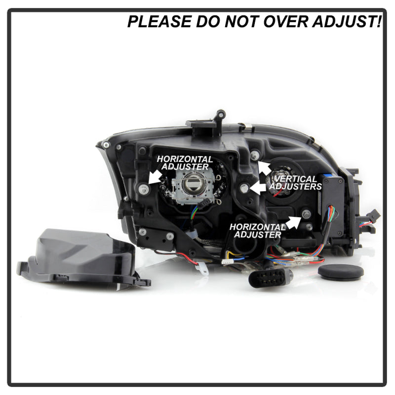Spyder 5086891 fits Audi 08-15 TT (HID Model Only) Projector Headlights - Seque
