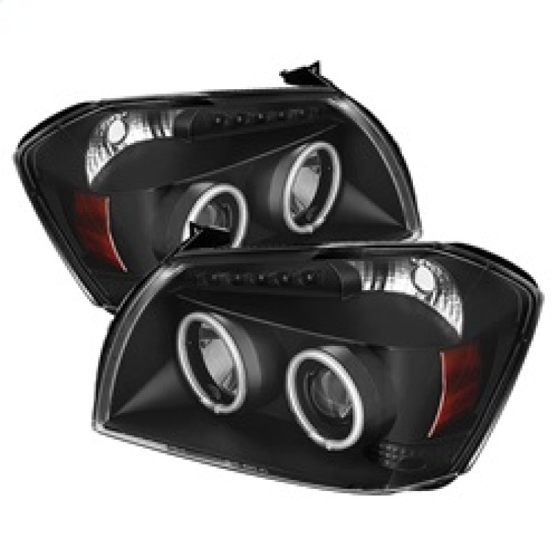 Spyder 5009852 fits Dodge 05-07 Magnum Projector Headlights CCFL Halo LED Blk P
