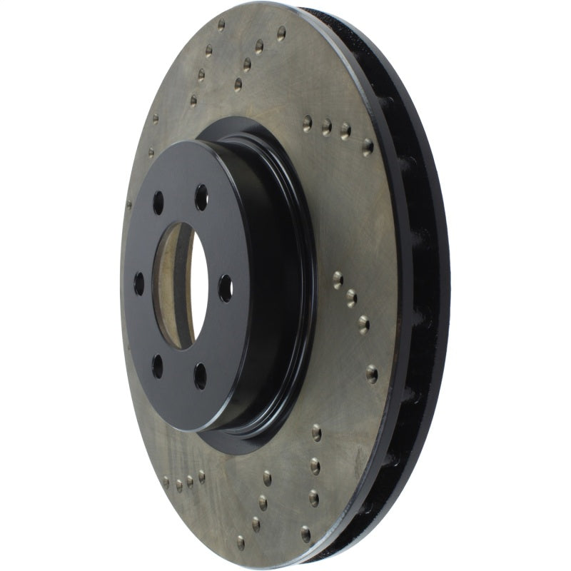 Stoptech 128.63036CR 92-02 Dodge Viper Drilled Front Right Cryo Rotor