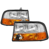 xTune 9042690 98-01 fits GMC Jimmy S15 (w/Fog Lights) OEM Headlights w/Amber Bu