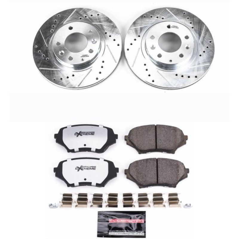 PowerStop K4659 26 06 fits Mazda MX-5 Miata Front Z26 Street Warrior Brake Kit