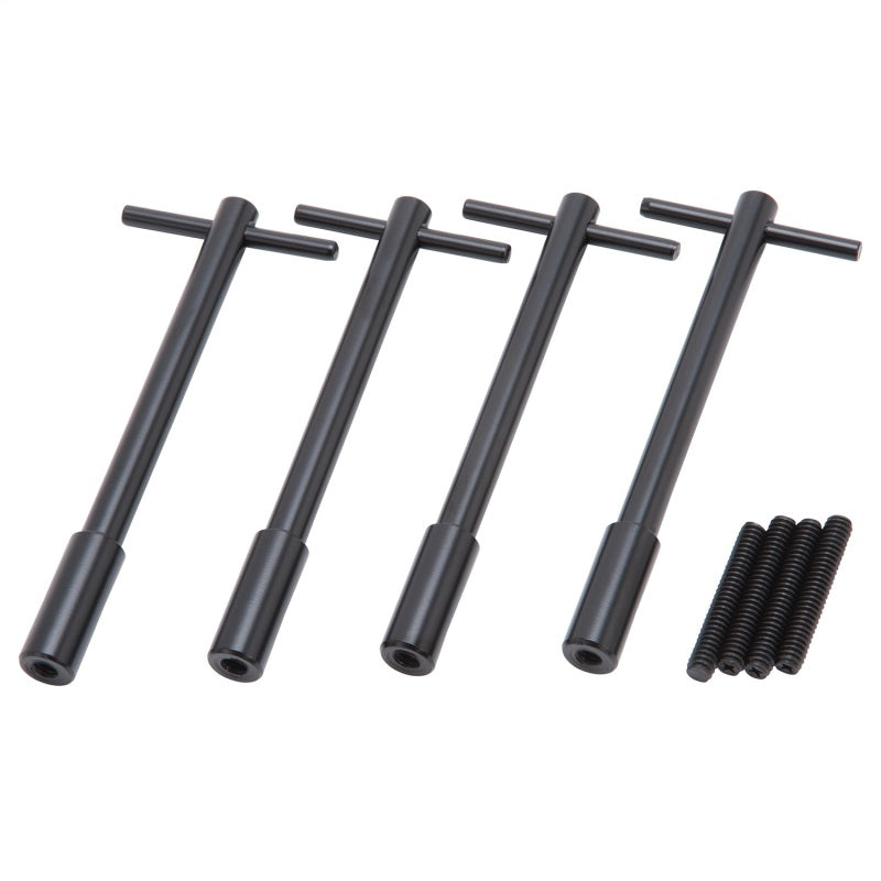 Edelbrock 44023 Vc Hold Down Kit T-Bar 1/4In-20 Thread 5In Long Black (Set of 4)
