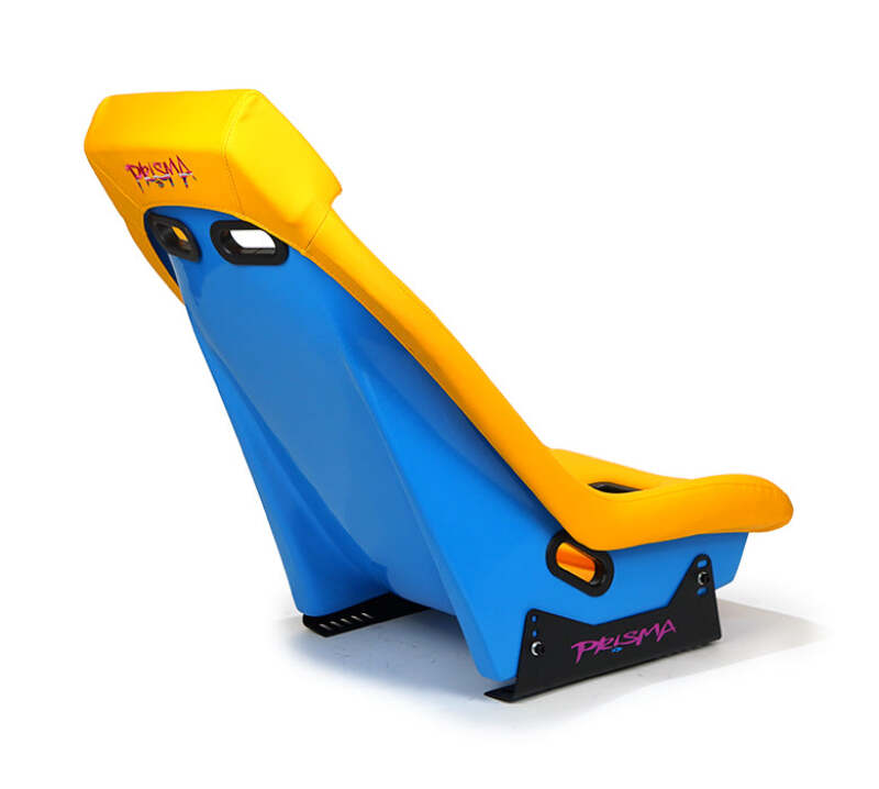 NRG PRI-100YL-OASIS PRI-100YL-OASIS GT Retro Bucket Seat - Yellow PVC Leather