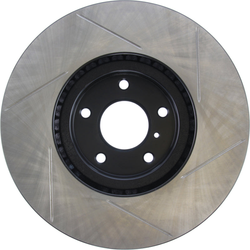 Stoptech 126.42095SR Power Slot 07-08 fits Infiniti G35 2WD / 08 G37 Coupe SportStop Slotted Front Right Rotor