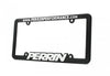 Perrin Performance ASM-BDY-500 PERRIN License Plate Frame Black White Lettering