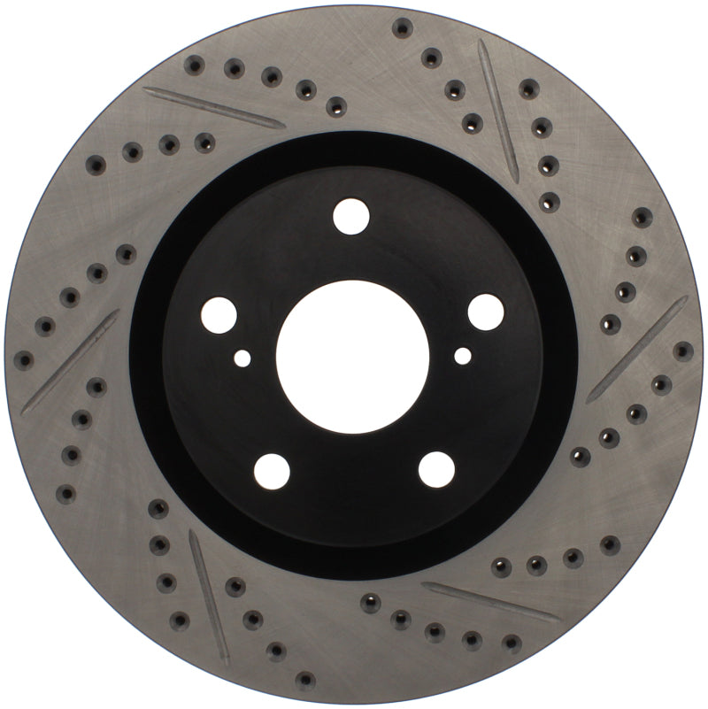 Stoptech 127.44146L 07-09 Lexus ES 250/ES 300/ ES330/ES350 SportStop Slotted & Drilled Left Front Rotor