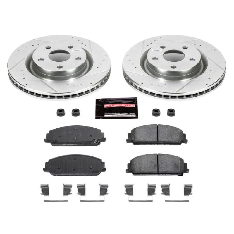PowerStop K5529 fits Pontiac 08-09 G8 Front Z23 Evolution Sport Brake Kit