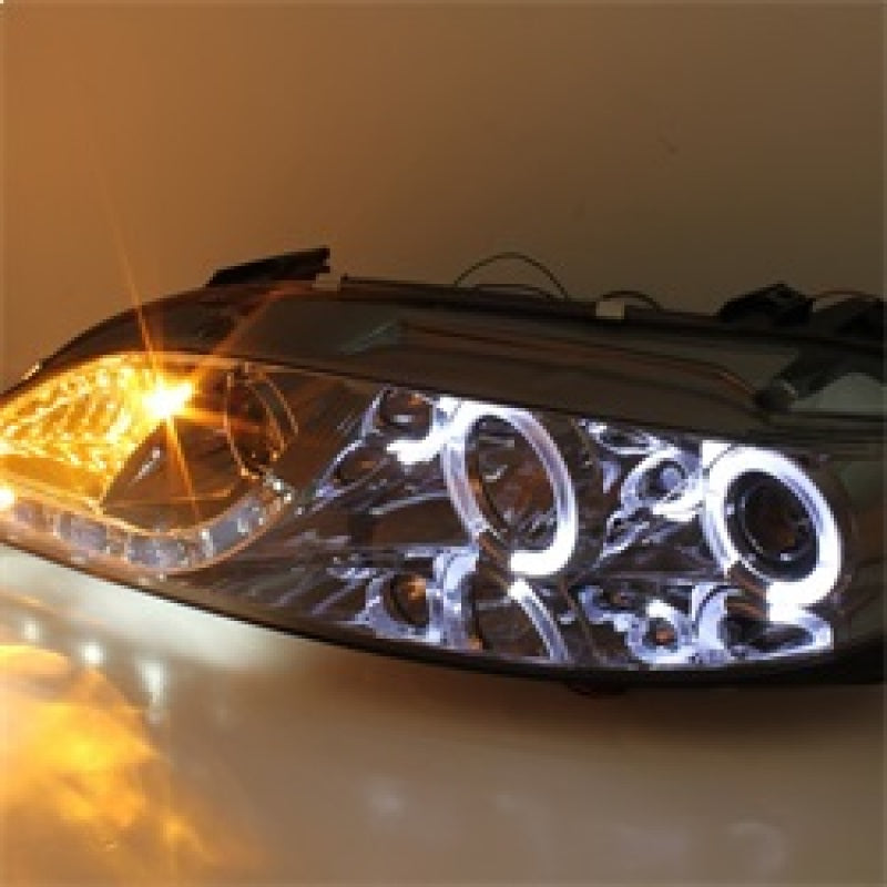 Spyder 5042545 fits Mazda 03-05 6 With Fog Lights Projector Headlights LED Halo