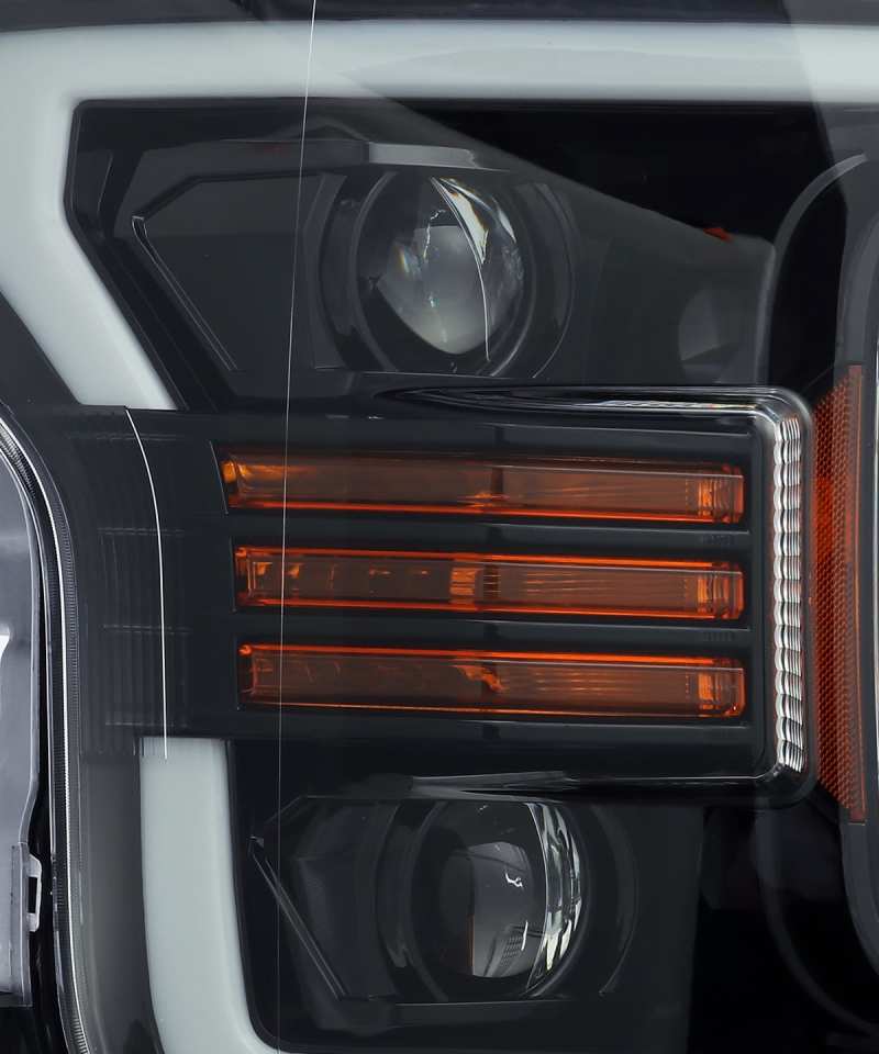 AlphaRex 880188 fits Ford 18-19 F-150 PRO-Series Proj Headlights Plank Style Gl