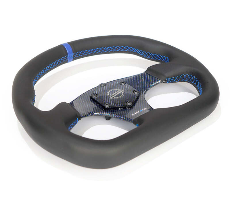 NRG RST-024CF RST-024CF/BL Carbon Fiber Steering Wheel Blue CF Center w/Blue