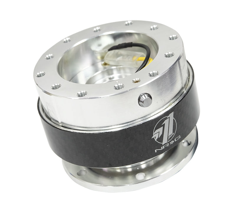 NRG SRK-100CF Quick Release Gen 1.5 - Black Body / Carbon Fiber Ring