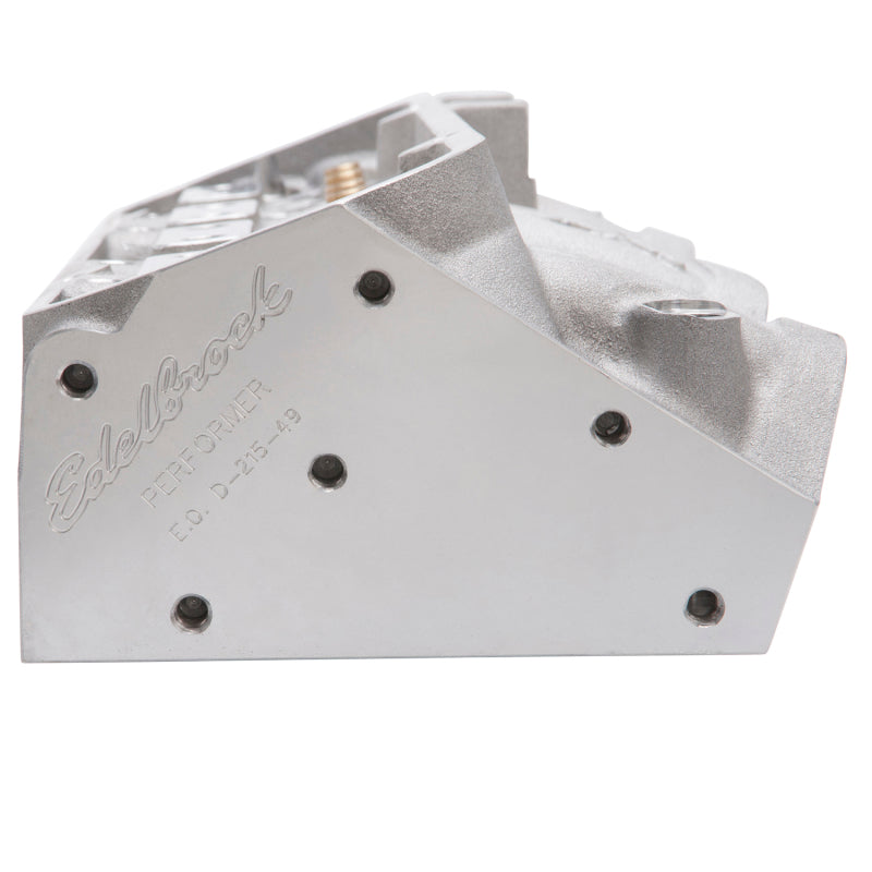 Edelbrock 60609 Cylinder Head fits Pontiac Performer RPM CNC Chamber 87cc Bare Single