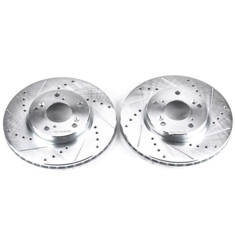 PowerStop fits Acura 14-15 ILX Front Evolution Drilled & Slotted Rotors - Pair