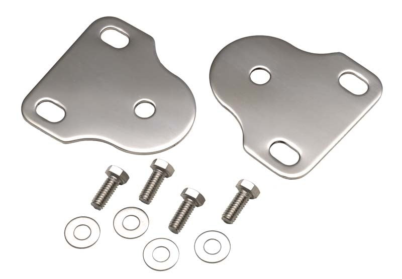 Kentrol 30408 fits Jeep 76-95 CJ/Wrangler YJ Interior Windshield Brackets Pair - Polished Silver