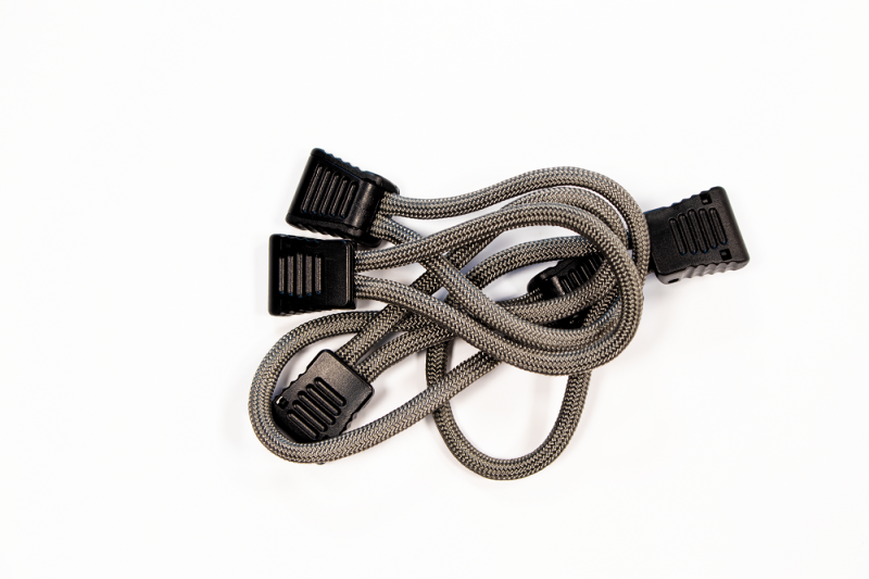 Fishbone Offroad FB51279-G Paracord Zipper Pulls 5 Pcs Graphite