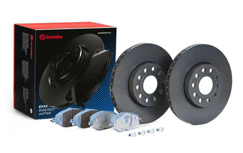 Brembo OE KT08024 12 21 fits VW Golf VII (5G1, BQ1, BE1, BE2) EV Brake Kit - Lef
