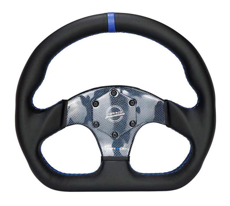 NRG RST-024CF RST-024CF/BL Carbon Fiber Steering Wheel Blue CF Center w/Blue