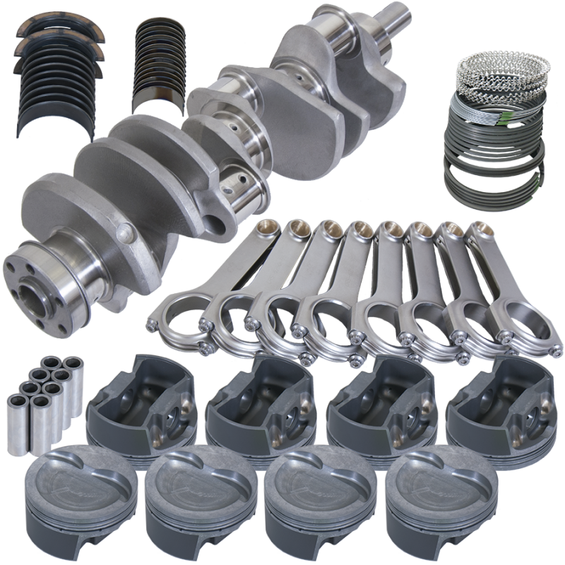Eagle B14125125 fits Ford 351W 4.000in Crank 6.250in H-Beam -6.6cc Flat Top 4.125in Pistons Balanced Assembly