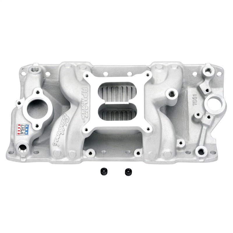 Edelbrock 7501 S/B fits Chevy RPM Air-Gap Manifold