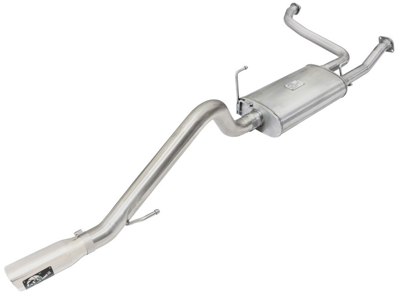AFE 49-46110-P rce XP Exhaust Cat-Back 2.5/3in SS-409 w/ Polished Tip 05-15 fit